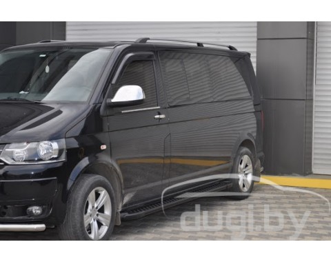 Защита порогов - площадка для Transporter T5 (д.б.).